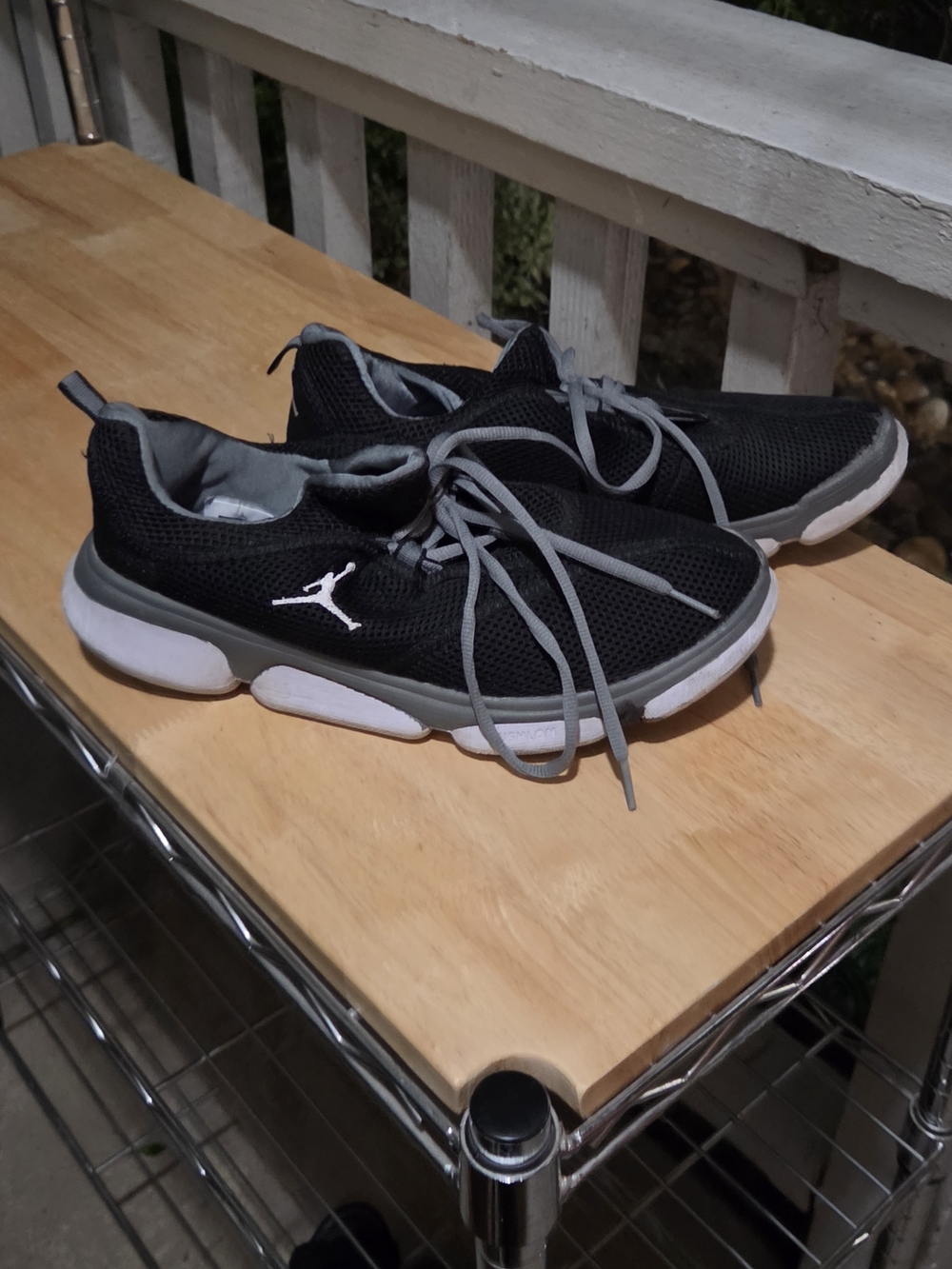 Jump Men's Black Casual Knit Sneaker